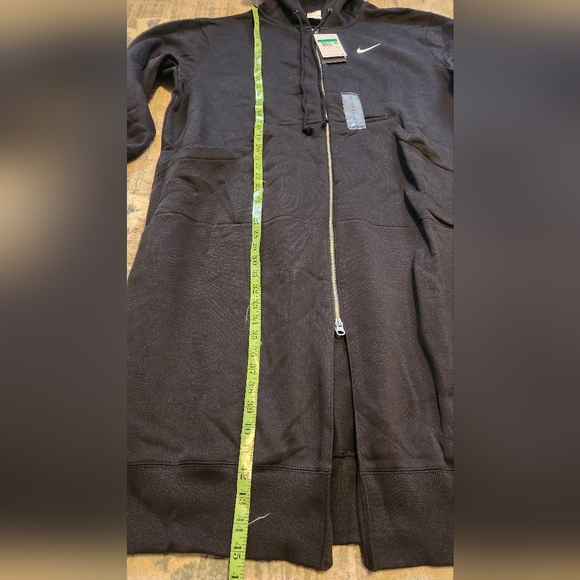 Women Nike Sportswear Phoenix Fleece Oversized Long Zip Hoodie. Black. XL. NWT - Picture 5 of 5